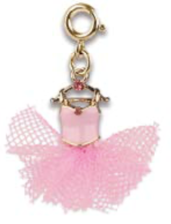 Gold Ballet Tutu Charm