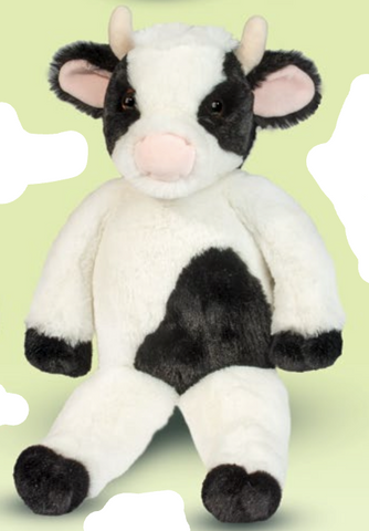 17" Floppy Betty B & W Cow