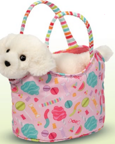 Sassy Sak w/ White Retriever Candy Pop