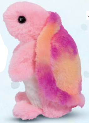 6.5" Lillie Pink Turtle Mini Soft