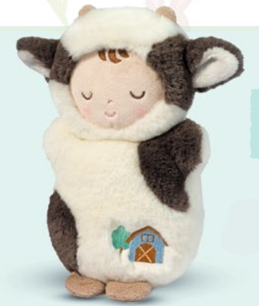 8" Baby Cow Mini Hug