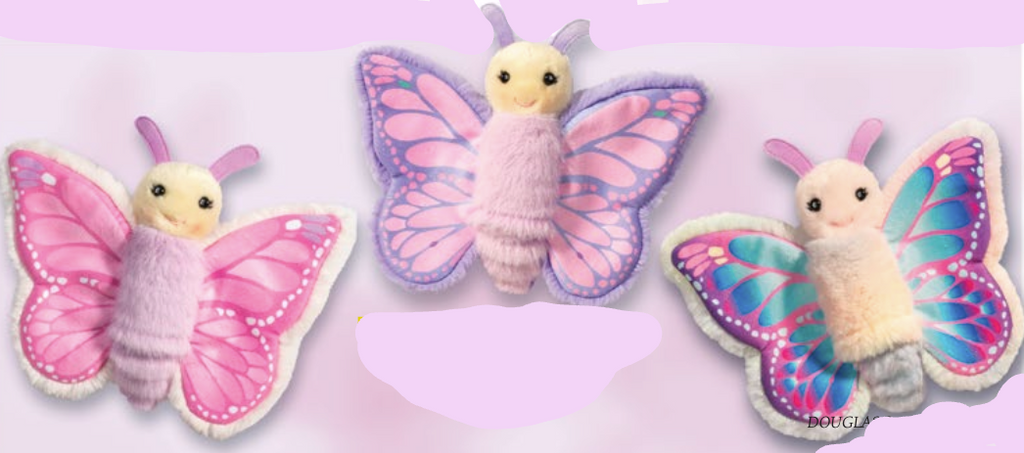 8" Mini Butterfly Puppet Assort.