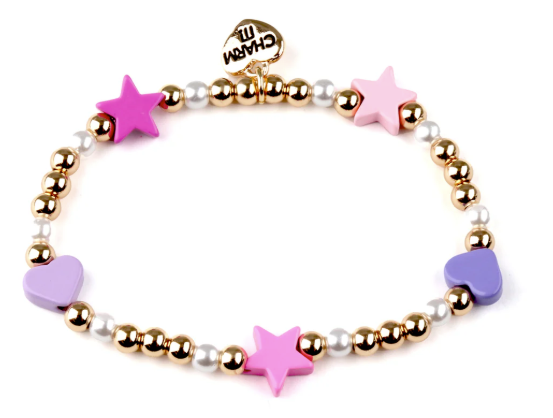 Multi Heart & Star Bracelet