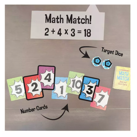Scholastic Math Match Tin