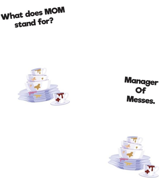 Mom Jokes Card Game,