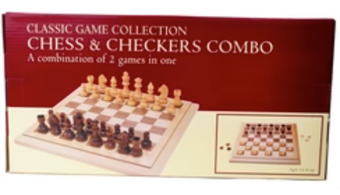 16 in. Folding Chess/Checkers