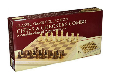 16 in. Folding Chess/Checkers