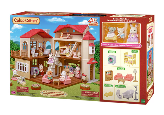 Red Roof Country Home Gift Set