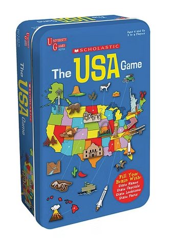 Scholastic Usa Game Tin