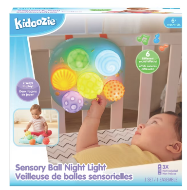 Kidoozie Sensory Ball Night Light