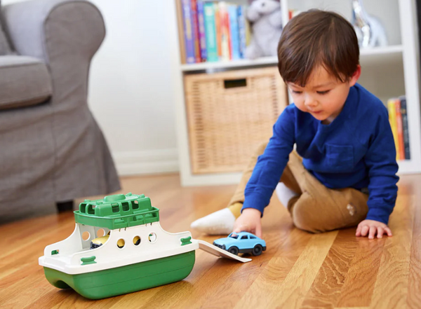 Ferry Boat Green Toy