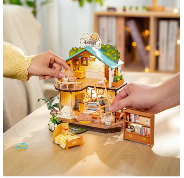 DIY Miniature-Puppy's Cozy Villa