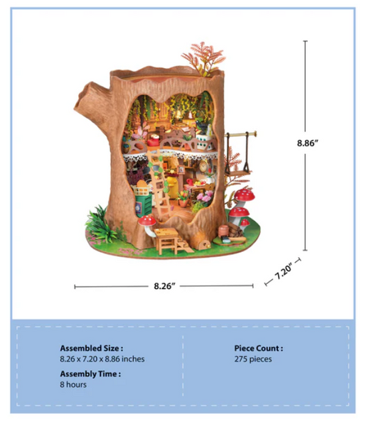 DIY Miniature-Fairytale Tree House