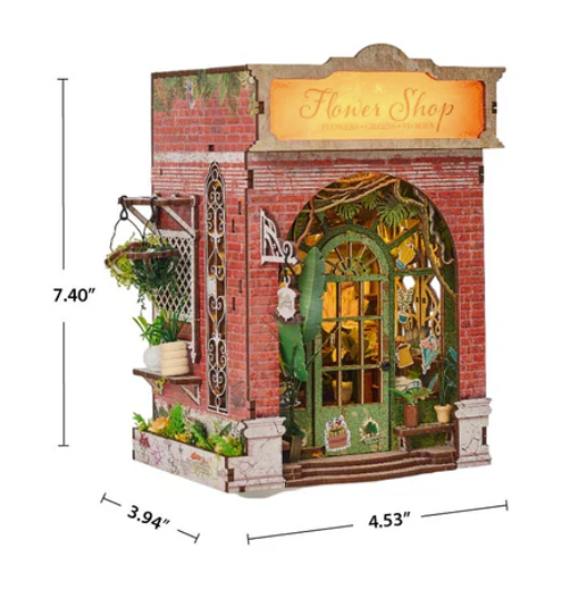 Book Nook Miniature- Flower Shop