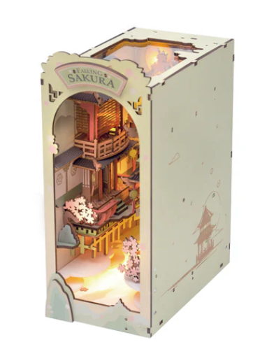 Book Nook-Falling Sakura