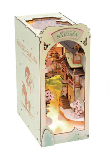 Book Nook-Falling Sakura