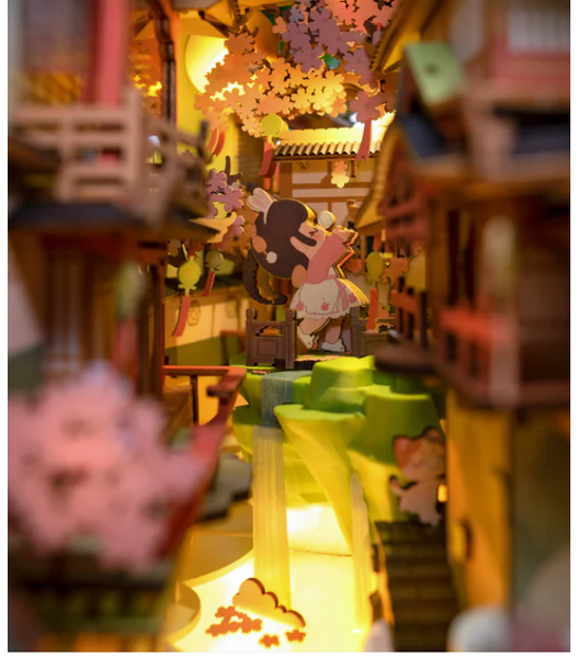 Book Nook-Falling Sakura