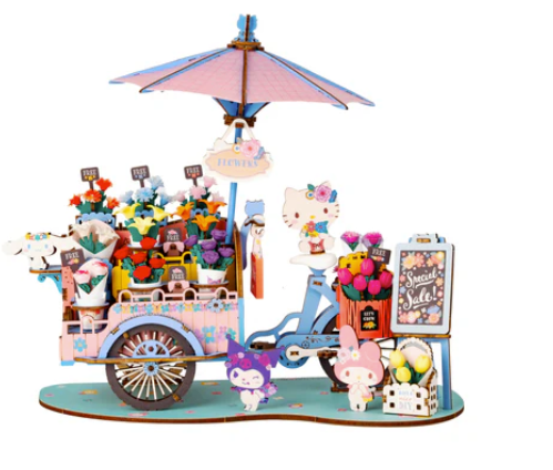 3D Kit- Hello Kitty® & Friends Flower Cart