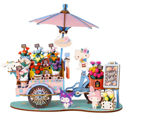 3D Kit- Hello Kitty® & Friends Flower Cart