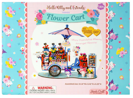 3D Kit- Hello Kitty® & Friends Flower Cart