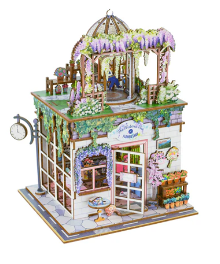 DIY Miniature-Wisteria Vine Flower Shop