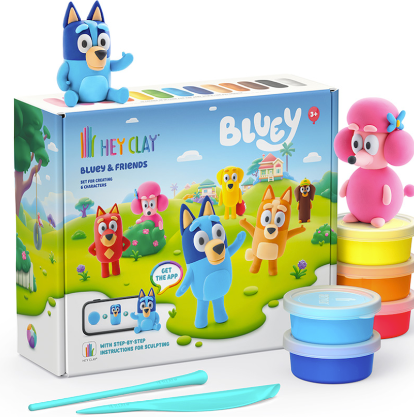Hey Clay Bluey and Friends