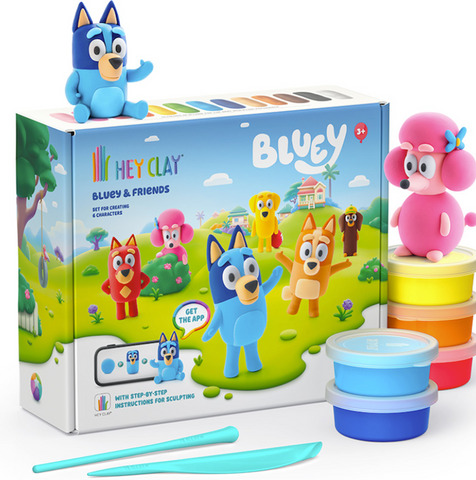 Hey Clay Bluey and Friends