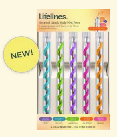 Scented Spiral Pen Set, 5-Pk