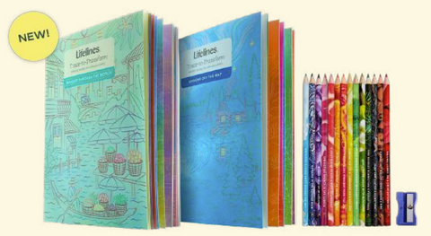 Tracing Art Pads w/Colored Pencils