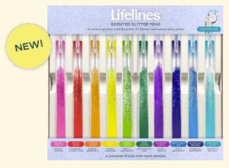 Scented Glitter Pen Set, 10-Pk