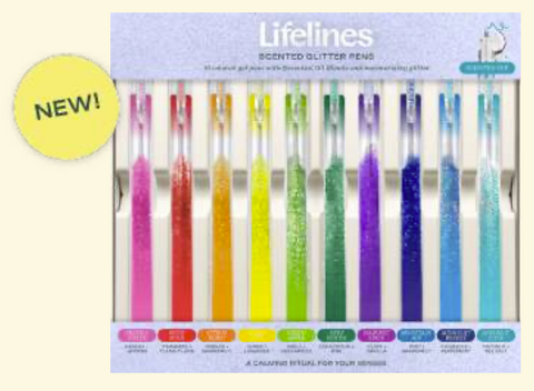 Scented Glitter Pen Set, 10-Pk