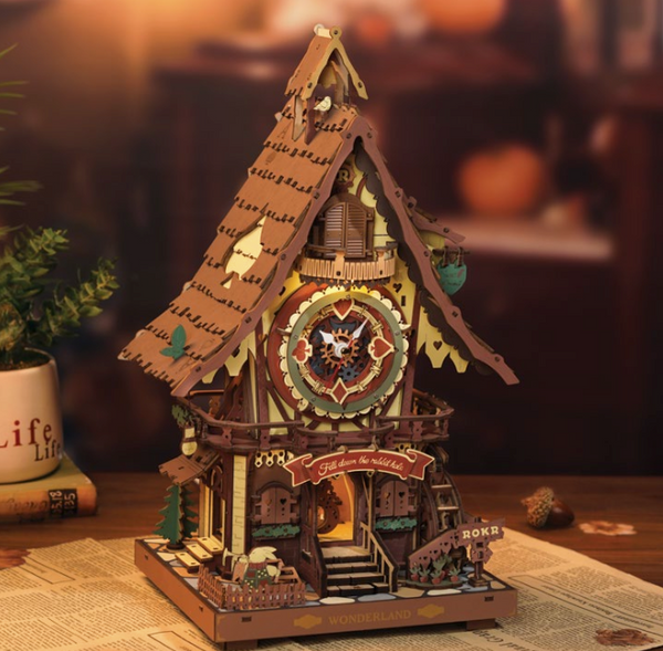 3D Wooden Puz.-Cuckoo Clock