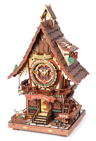 3D Wooden Puz.-Cuckoo Clock