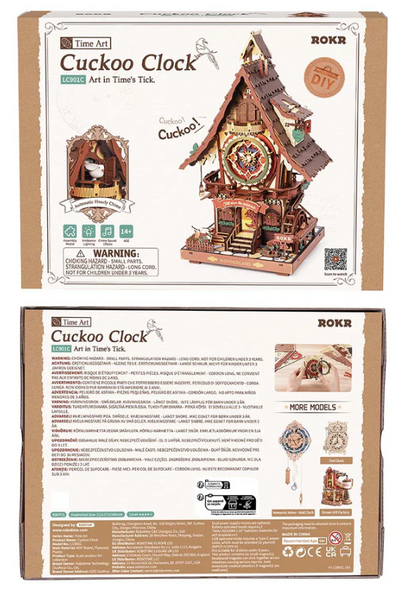 3D Wooden Puz.-Cuckoo Clock