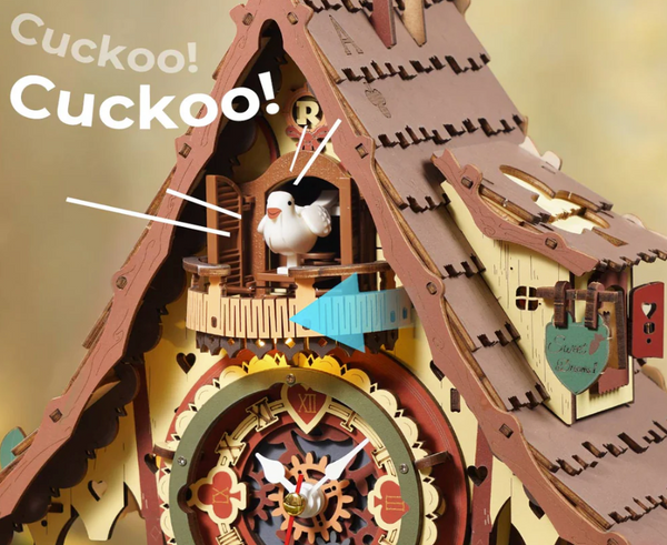 3D Wooden Puz.-Cuckoo Clock