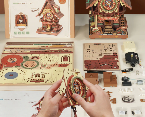 3D Wooden Puz.-Cuckoo Clock