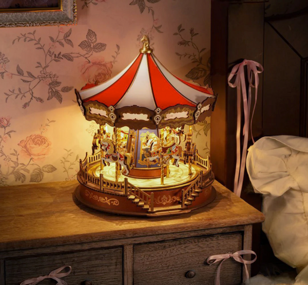 3D Wooden Puz.-Classic Carousel