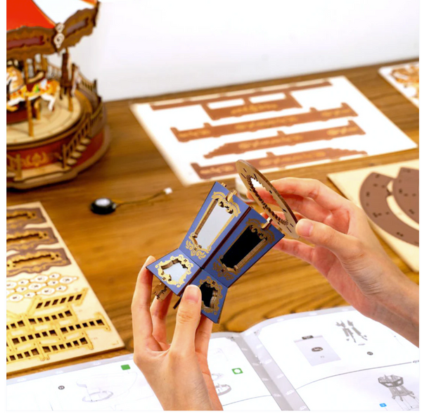 3D Wooden Puz.-Classic Carousel