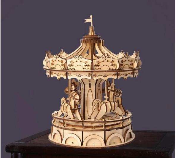 3D Wooden Puz.-Classic Carousel