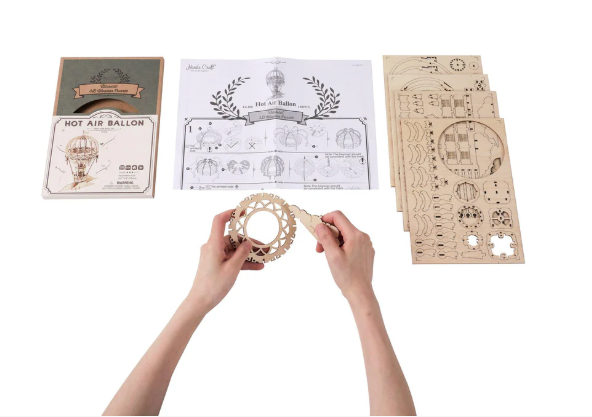 3D Wooden Puz.-Hot Air Balloon