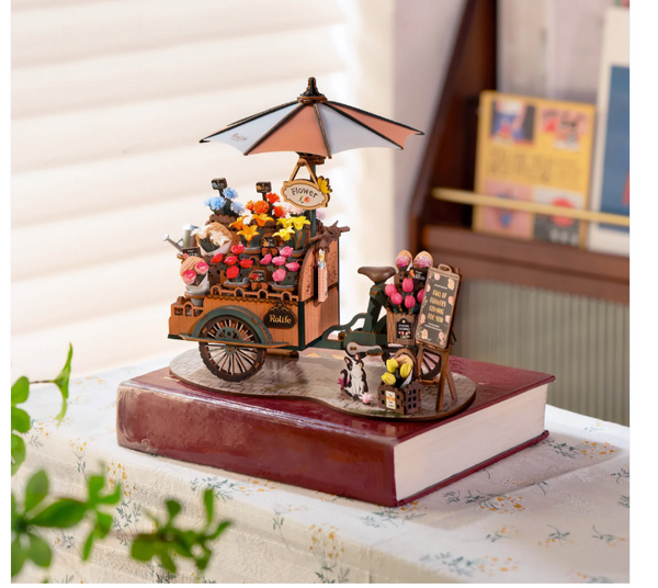 3D Wooden Puz.-Blossom Cart