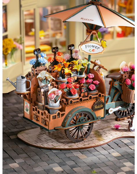 3D Wooden Puz.-Blossom Cart