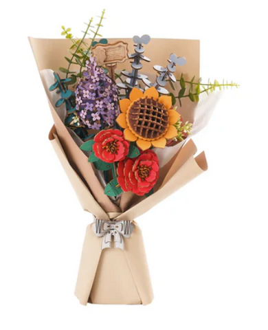 3D Wooden Puz.-Flower Bouquet
