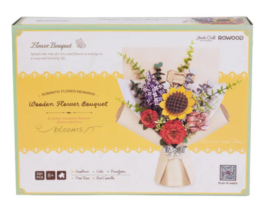 3D Wooden Puz.-Flower Bouquet