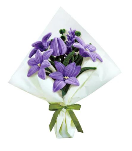 Purple Lily Flower Bouquet