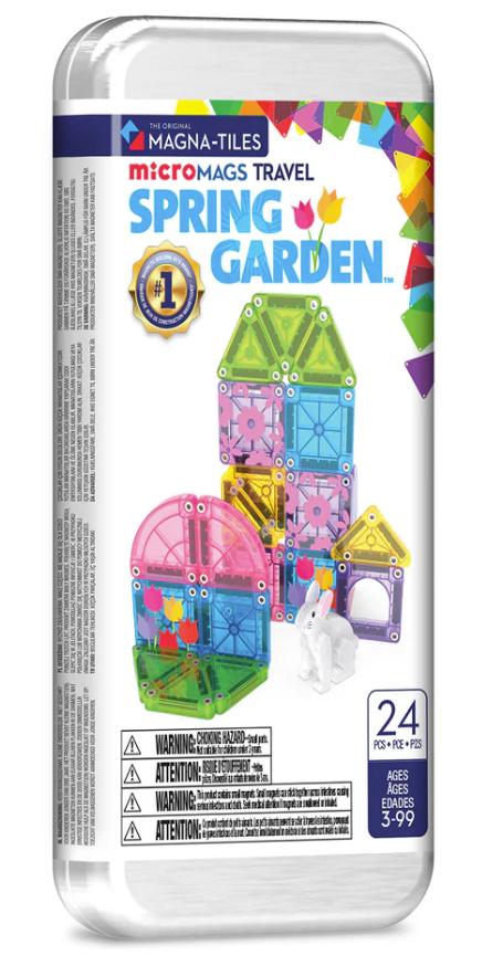 microMAGS Spring Garden 24 Pc Travel Set