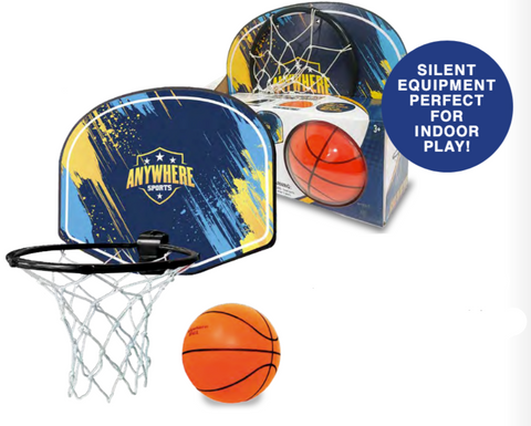 Silent 7" Basketball & Hoop