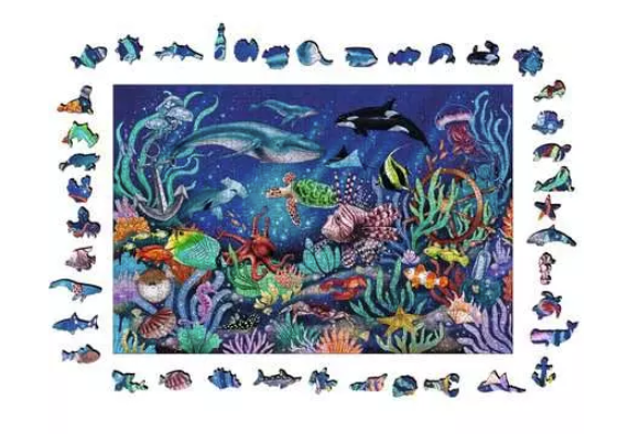 Wooden Puzzle Under the Sea 500pc