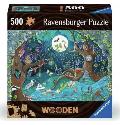 Wooden Puzzle Fantasy Forest 500pc