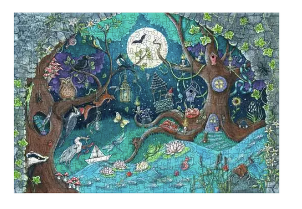 Wooden Puzzle Fantasy Forest 500pc